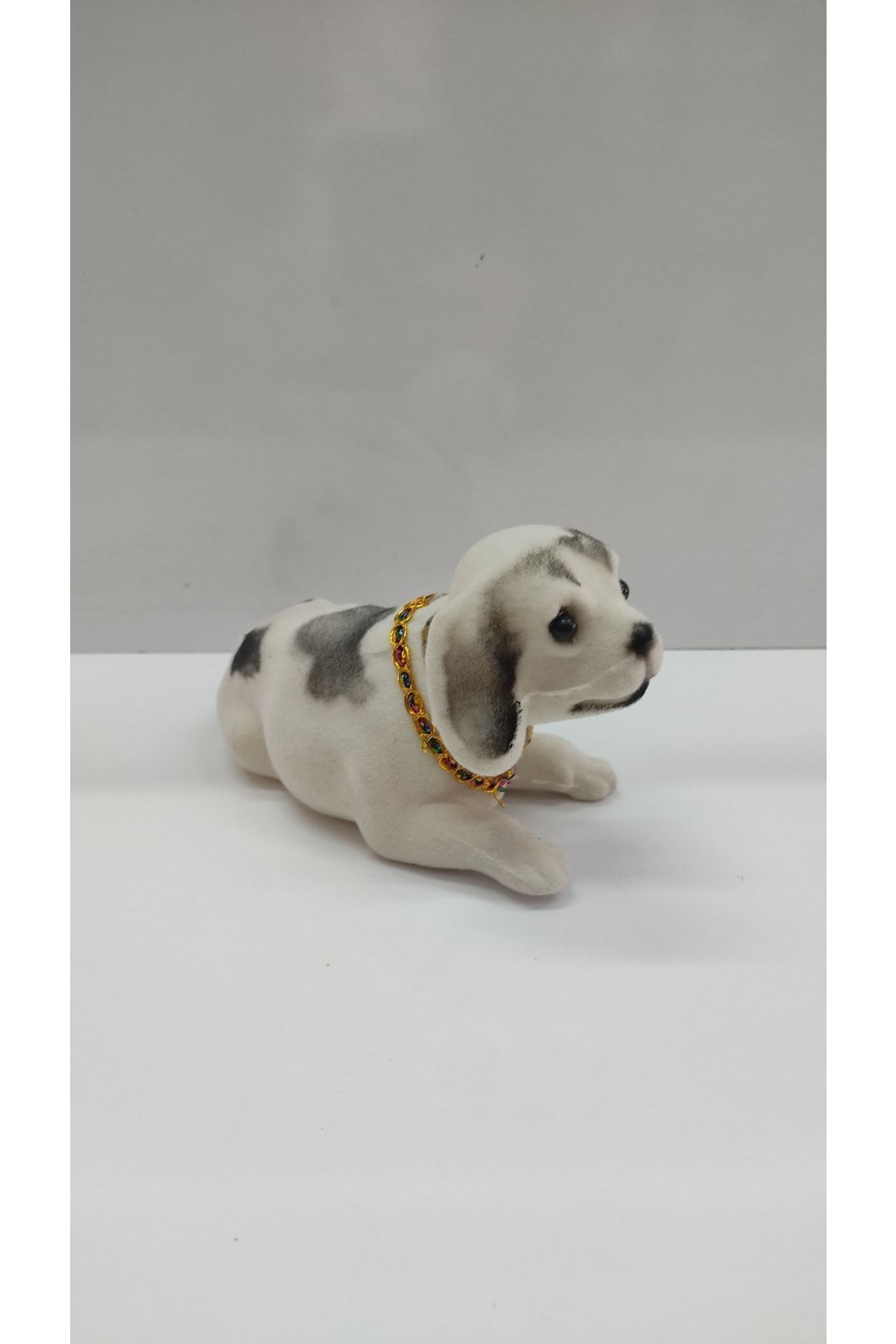 Gönül Araç İçi Kafa Sallayan Köpek Araba Süsü Beyaz Nanopro