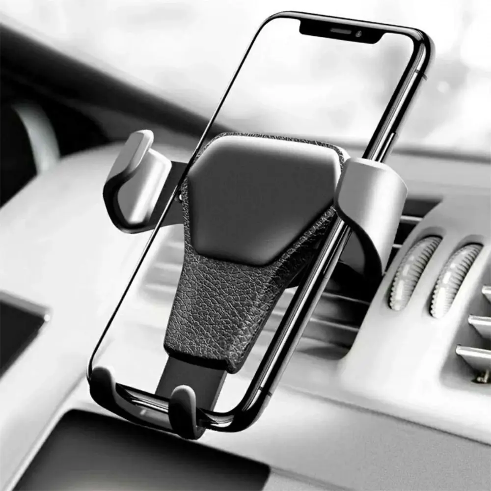 Araç İçi Klima Izgarasına Takılabilen Plastik Oto Telefon Tutucu 
