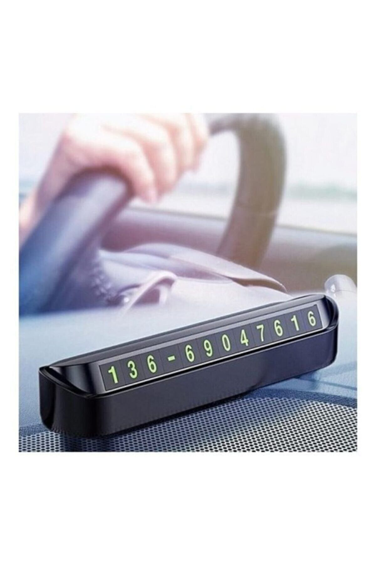 Araç Içi Lüx Fosforlu Kapanabilen Park Telefon Numaratörü Efn Sto