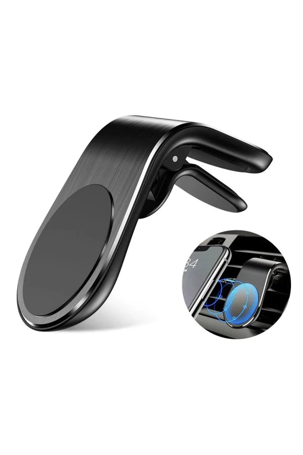 Nice Shop Araç İçi Manyetik Miknatisli Telefon Tutucu Oto Klima Araba Tutacaği Tüm Telefonlara Uygun
