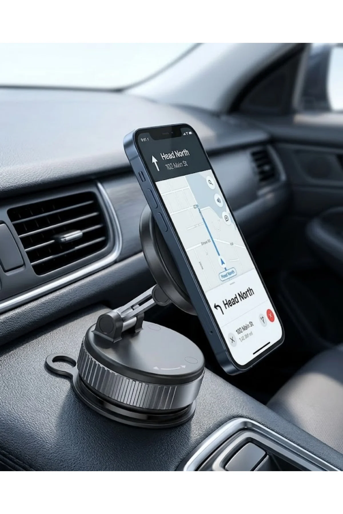 Araç İçi Manyetik Navigasyon Telefon Tutucu Güçlü Mıknatıslı Stand