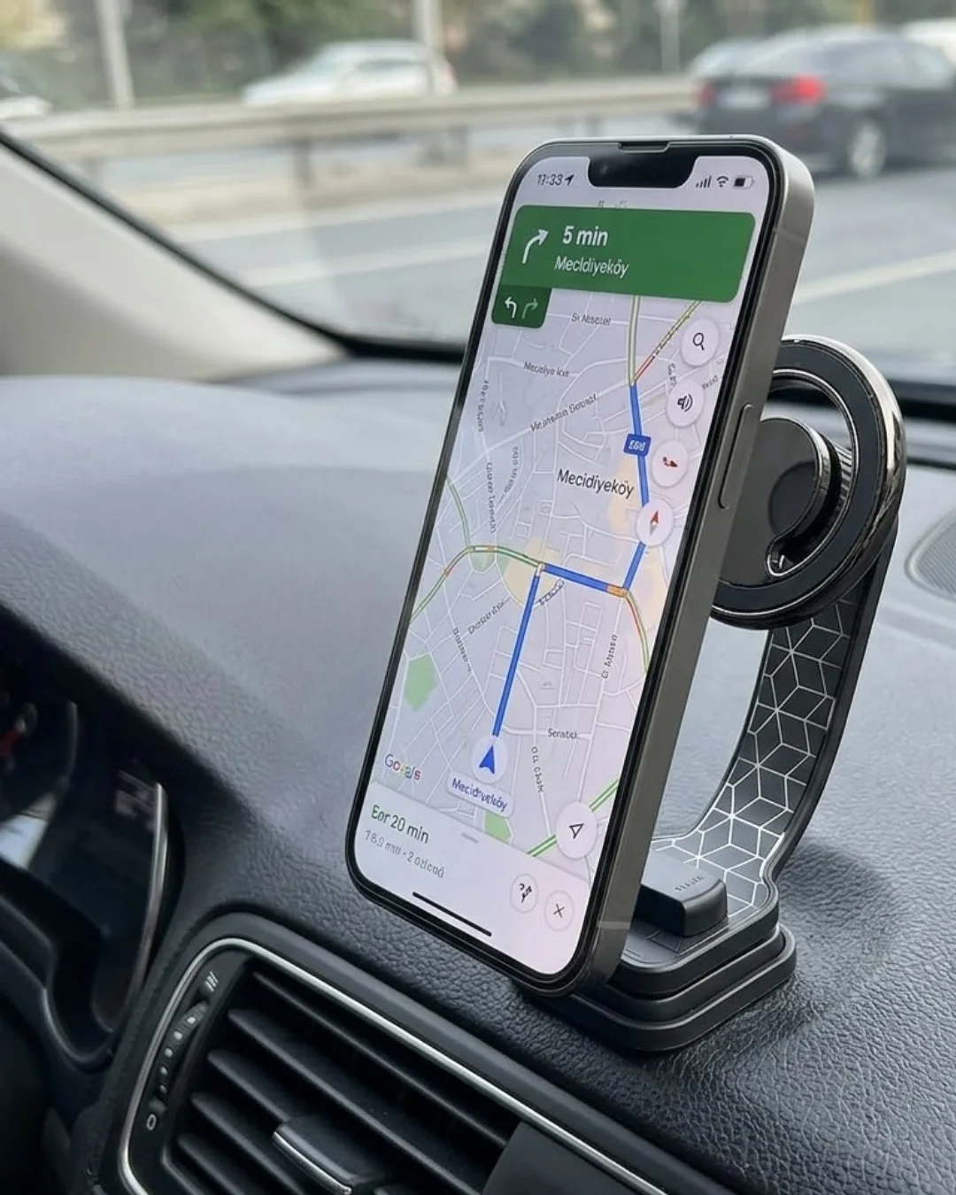 Araç İçi Manyetik Telefon Tutucu Katlanabilir Navigasyon Standı Araç İçi Manyetik Telefon Tutucu Katlanabilir Navigasyon Standı