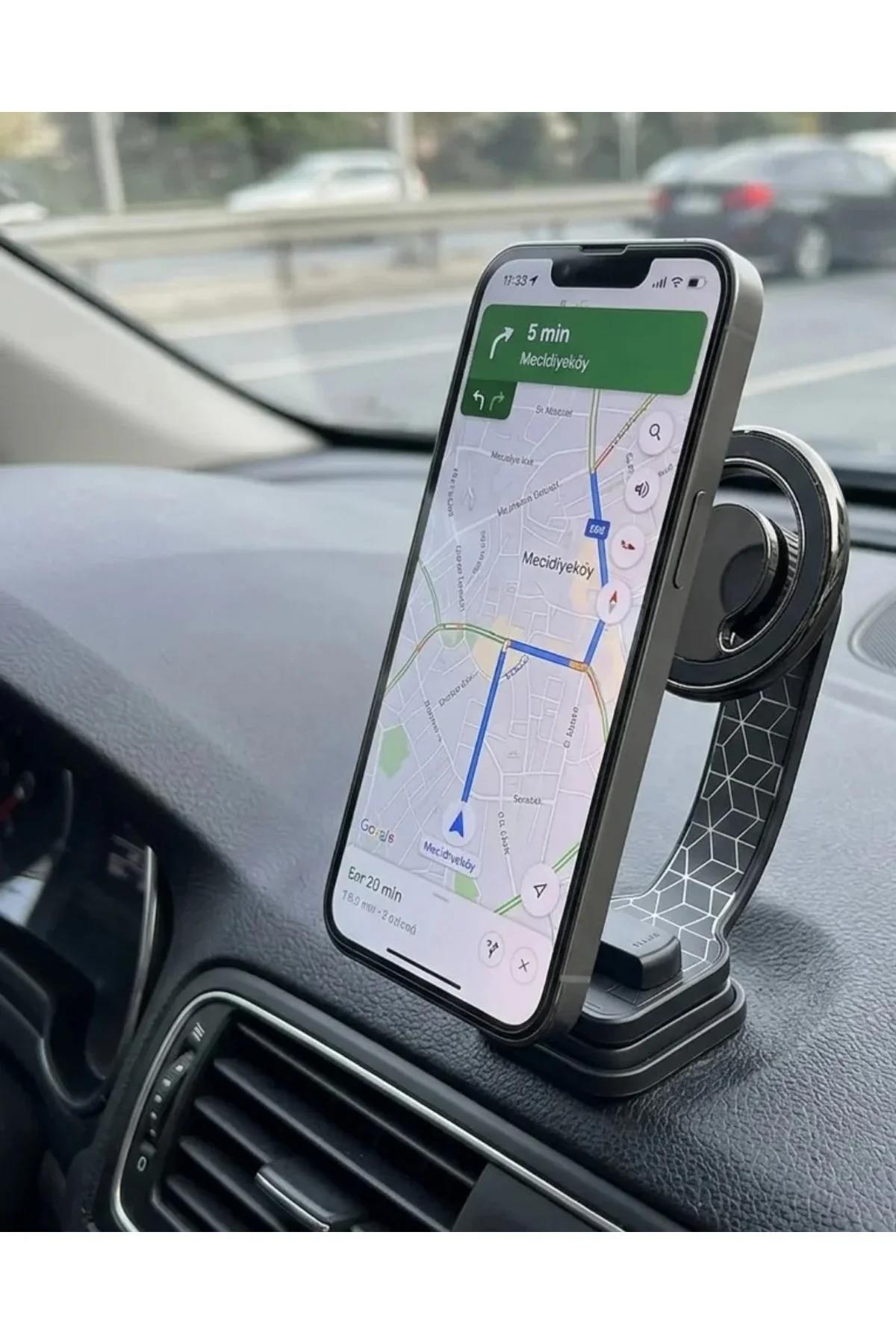 Araç İçi Manyetik Telefon Tutucu Katlanabilir Navigasyon Standı Araç İçi Manyetik Telefon Tutucu Katlanabilir Navigasyon Standı