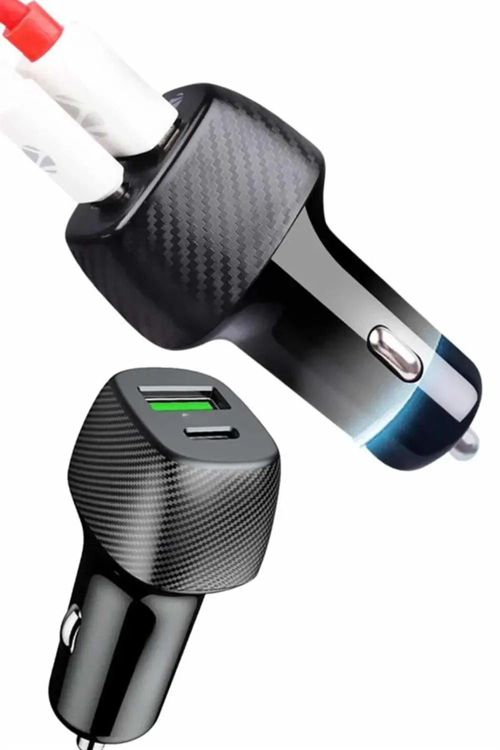 Araç İçi Şarj Cihazı 38W Güç Kapasiteli Type-C Girişli Araba Çakm