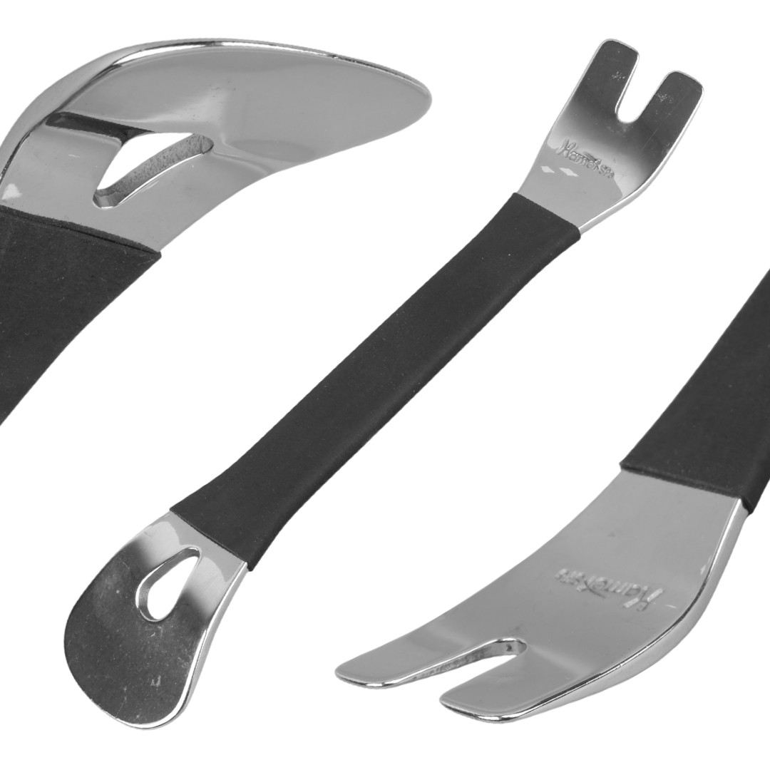 Just Cheap Store Araç İçi Ses Sistemi Sökme Levyesi Krom Kaplama Çelik (3X195mm) (