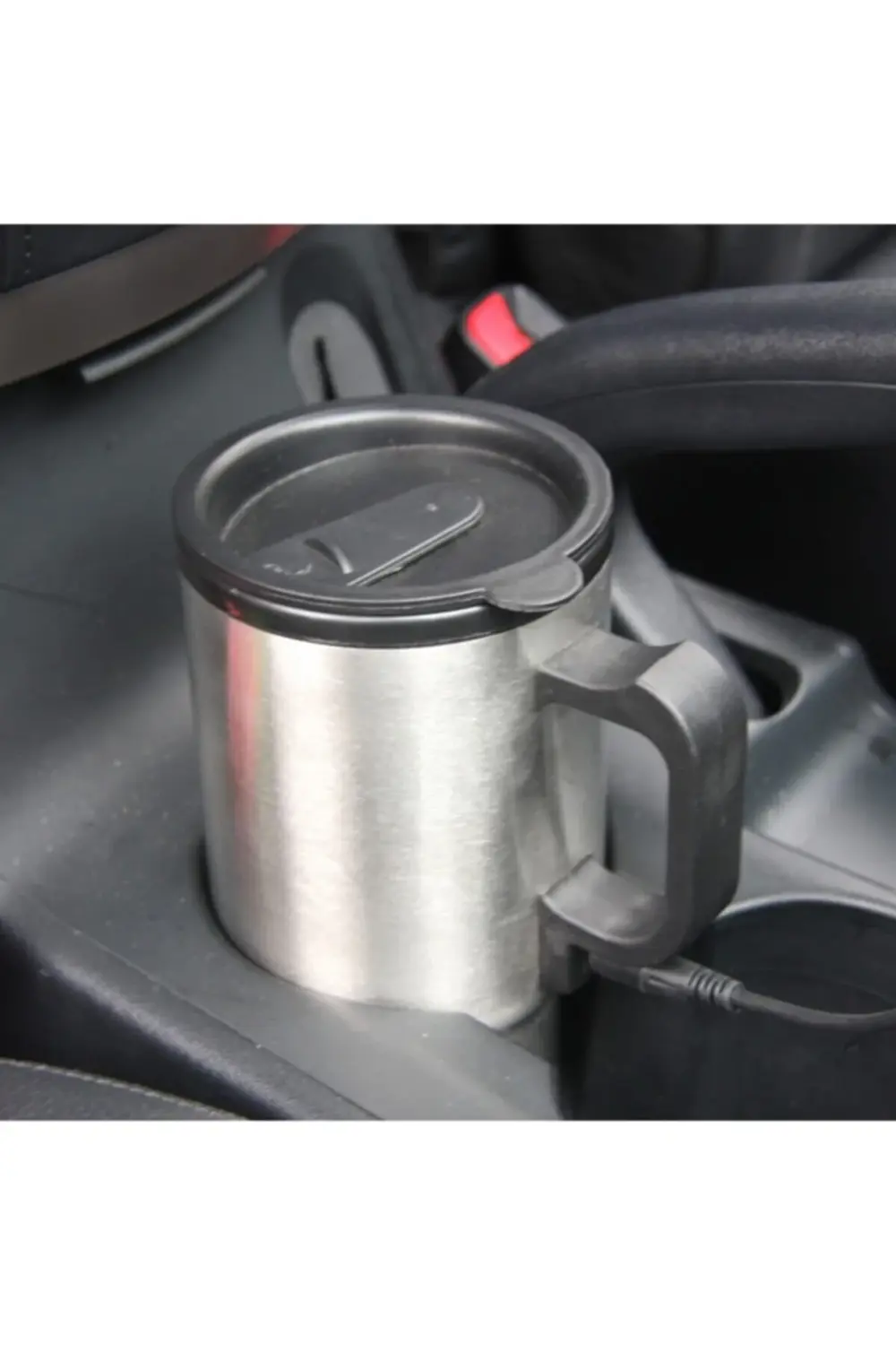 Araç Içi Su Isıtıcı Çelik Oto Kettle-termos Mug Kupa Içi Metal 12