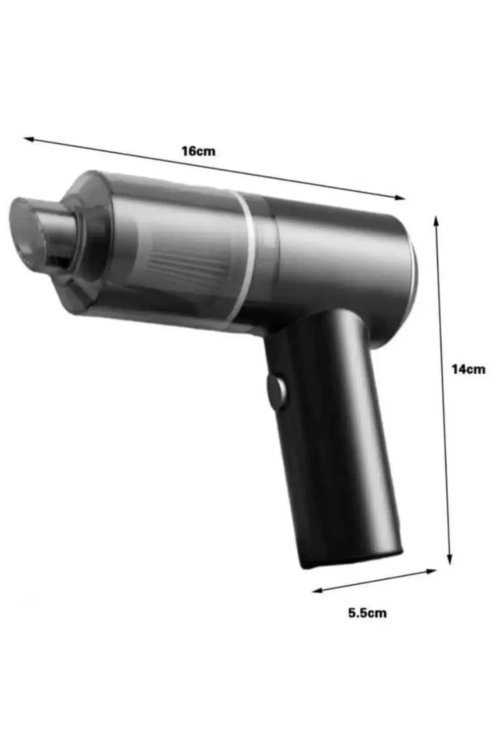 Araç İçi Süpürge Kablosuz Şarjlı Elektrikli Süpürge Elde Taşınabi