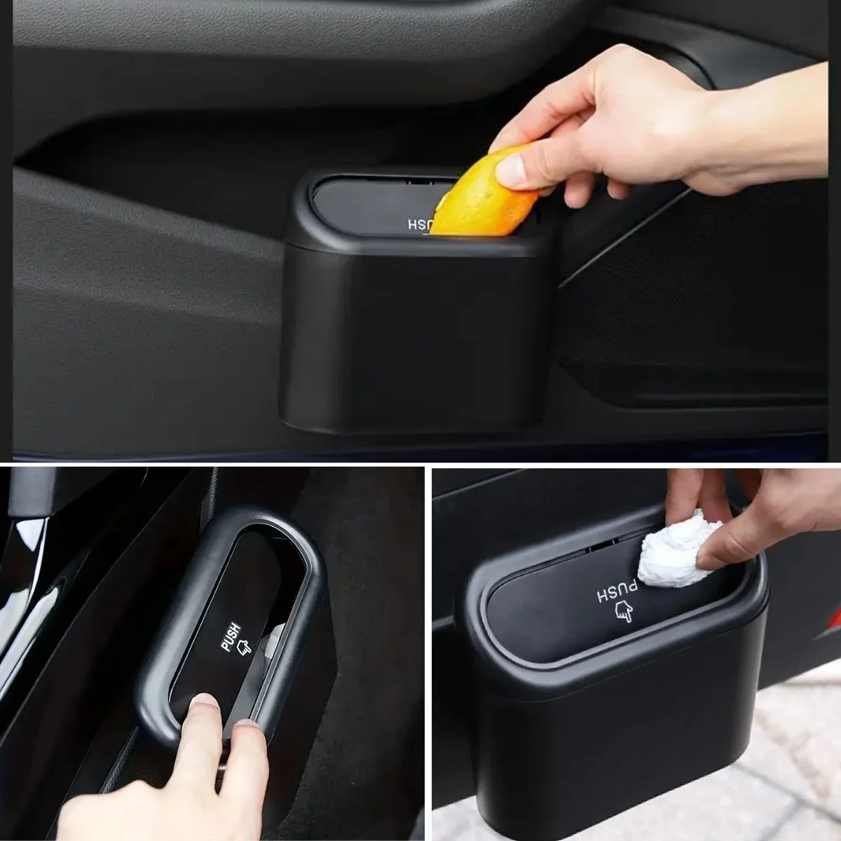 Araç İçi Takılarak Sabitlenebilen Mini Kapaklı Çöp Kovası Fiyatı, Yorumları ve Özellikleri