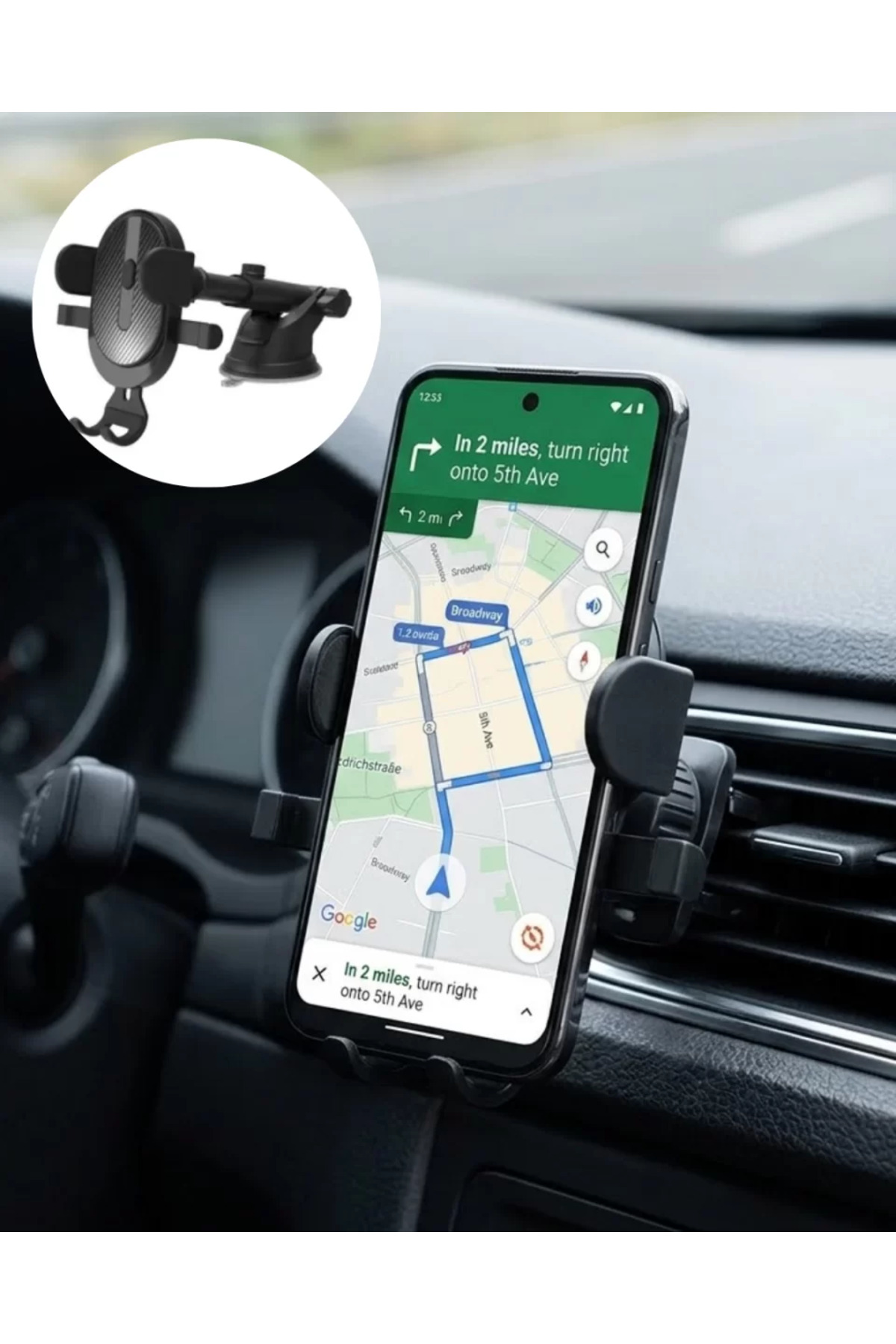 Araç İçi Telefon Tutucu Halandırma Izgara Telefon Standı