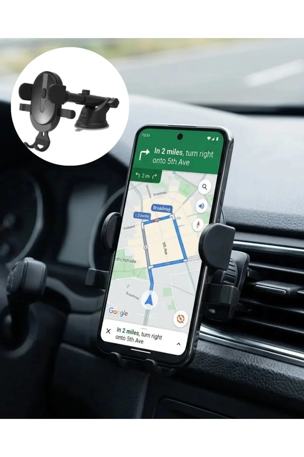 Araç İçi Telefon Tutucu Havalandırma Izgara Telefon Standı