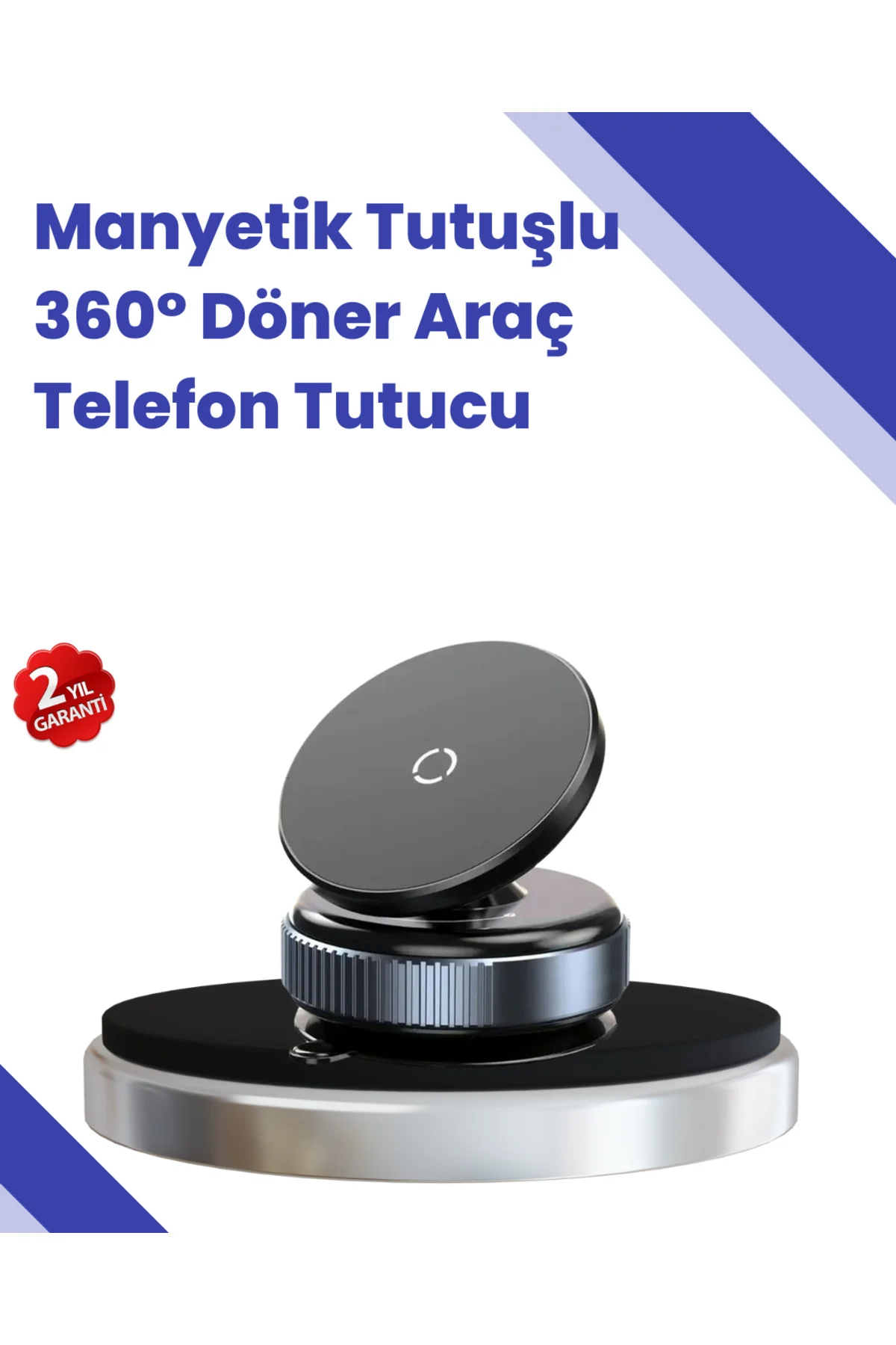 Araç İçi Telefon Tutucu Güçlü Manyetik Vakumlu Model