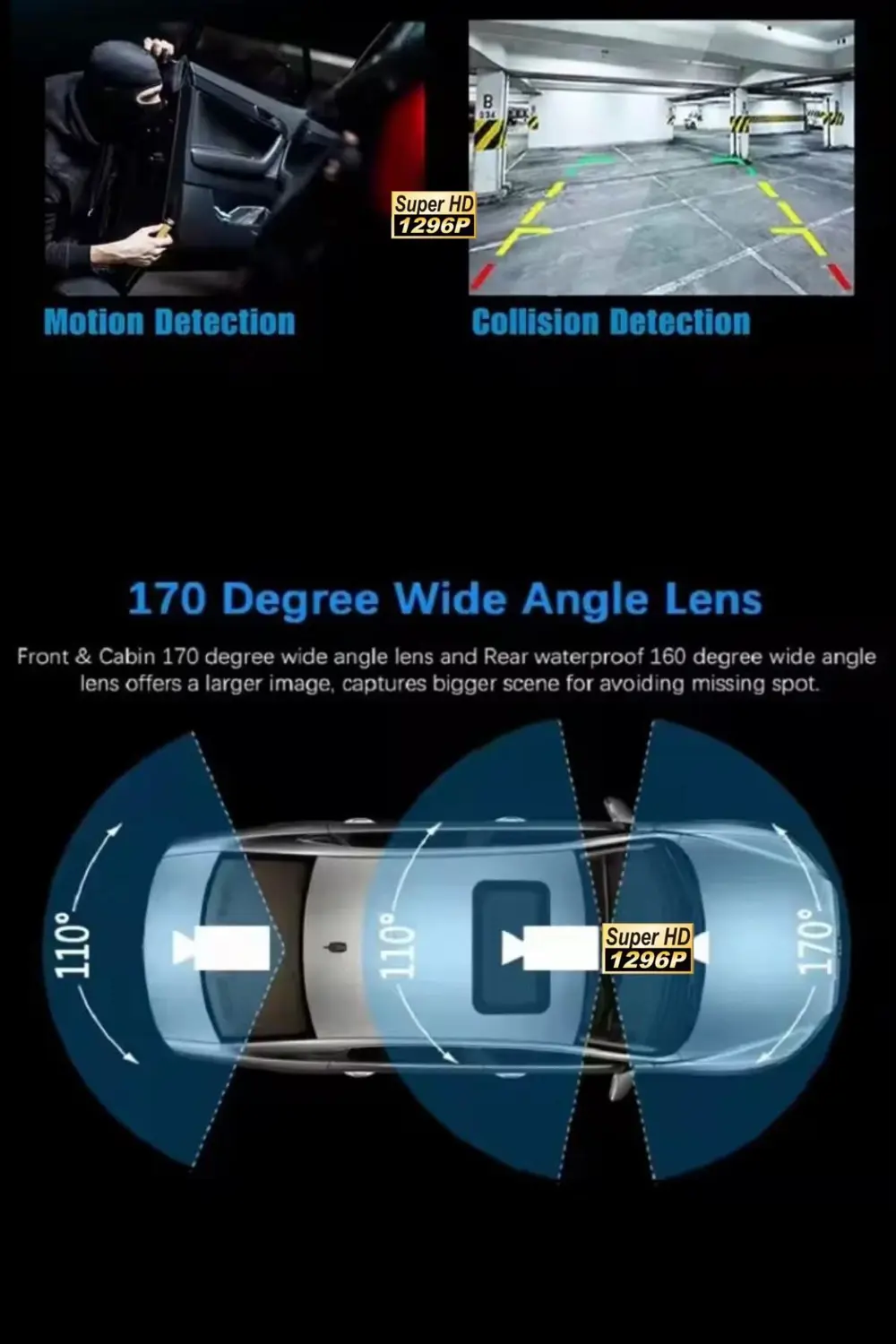 Araç İçi Wi-fi Güvenli Sürüş Kamerası Ön İç Arka 3 Kameralı G-sen Araç İçi Wi-fi Güvenli Sürüş Kamerası Ön İç Arka 3 Kameralı G-sen