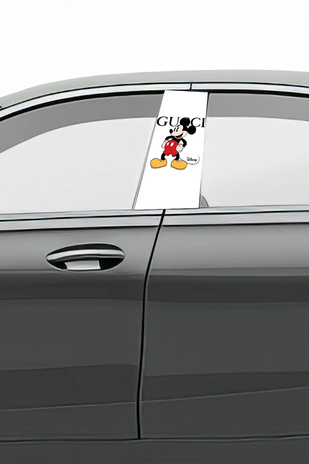 Araç Kapı Direk Kaplama Folyosu Desenli (Sağ Sol Takım) (2 Adet) 
