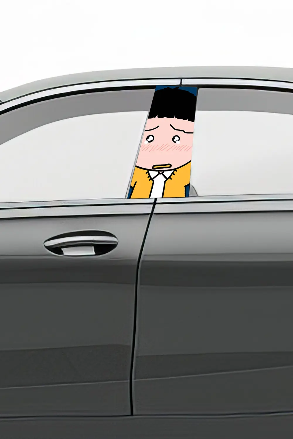 Araç Kapı Direk Kaplama Folyosu Desenli (Sağ Sol Takım) (2 Adet) 