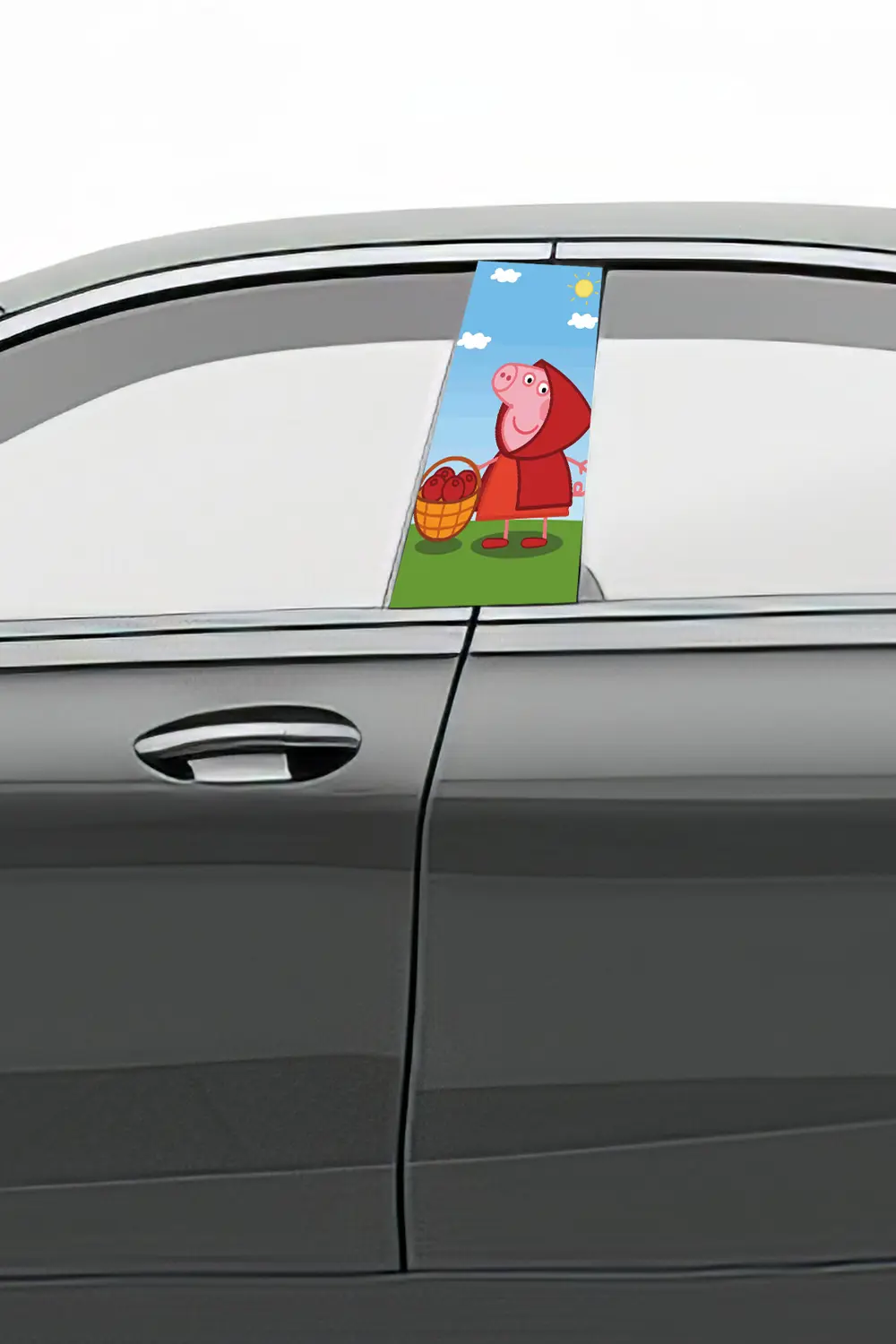 Araç Kapı Direk Kaplama Folyosu Desenli (sağ Sol Takım) (2 Adet) 