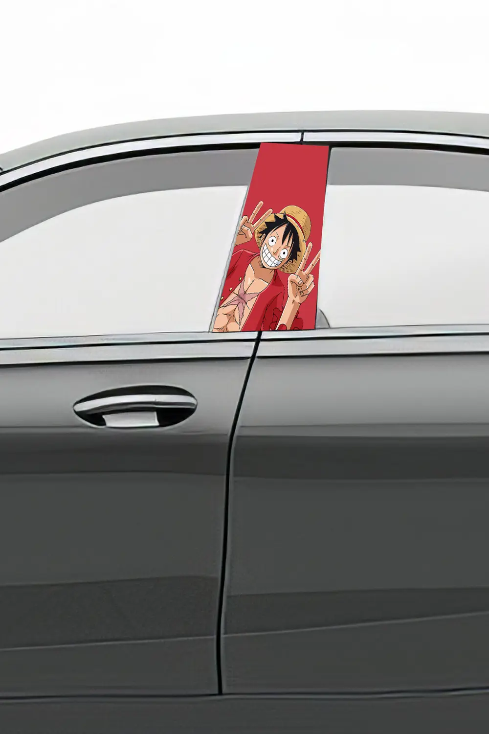 Araç Kapı Direk Kaplama Folyosu Desenli (Sağ Sol Takım) (2 Adet) 