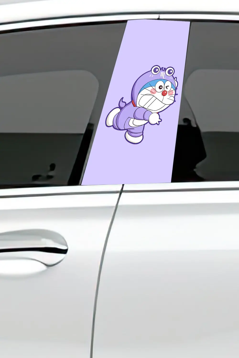 Araç Kapı Direk Kaplama Folyosu Desenli (Sağ Sol Takım) (2 Adet) 