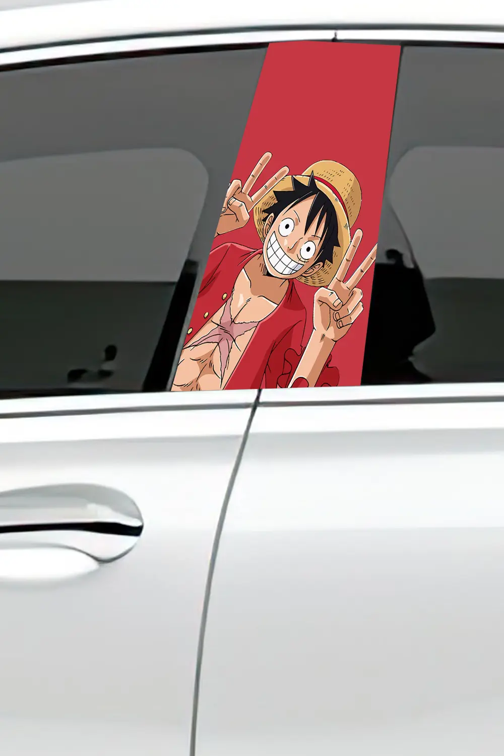 Araç Kapı Direk Kaplama Folyosu Desenli (Sağ Sol Takım) (2 Adet) 