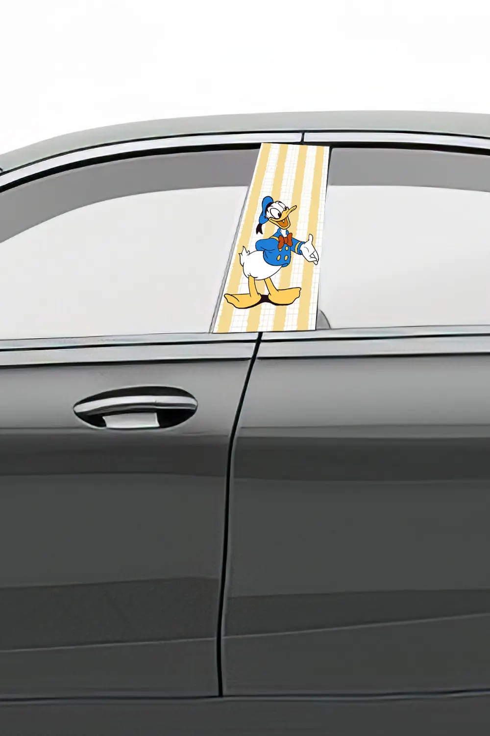 Araç Kapı Direk Kaplama Folyosu Desenli Sağ Sol Takım 2 Adet  22x