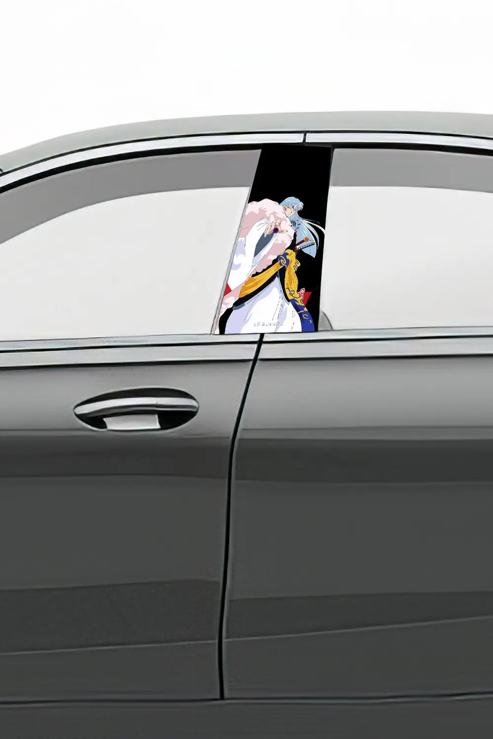 Araç Kapı Direk Kaplama Folyosu Desenli (Sağ Sol Takım) (2 Adet) 