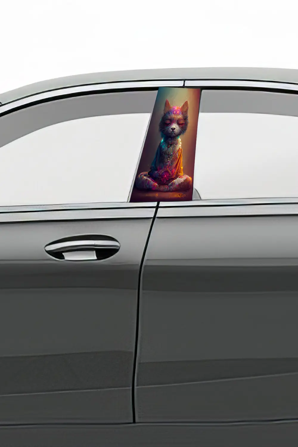 Araç Kapı Direk Kaplama Folyosu Desenli (Sağ Sol Takım) (2 Adet) 