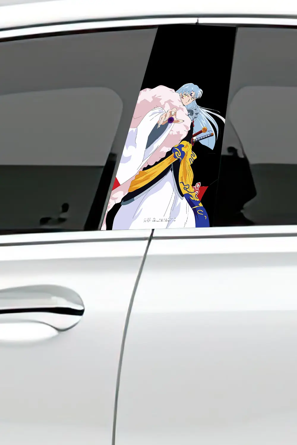 Araç Kapı Direk Kaplama Folyosu Desenli (Sağ Sol Takım) (2 Adet) 