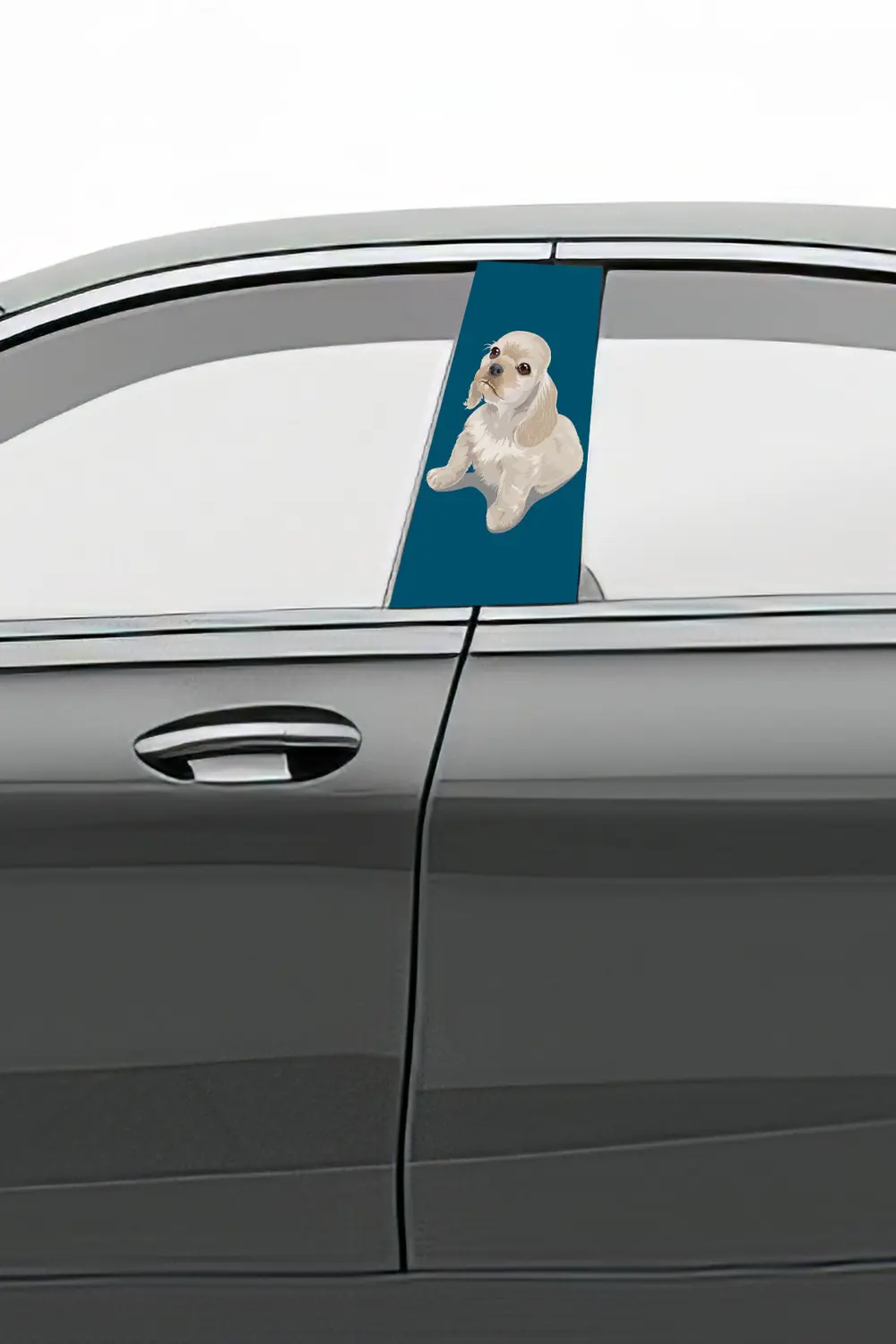 Araç Kapı Direk Kaplama Folyosu Desenli (Sağ Sol Takım) (2 Adet) 