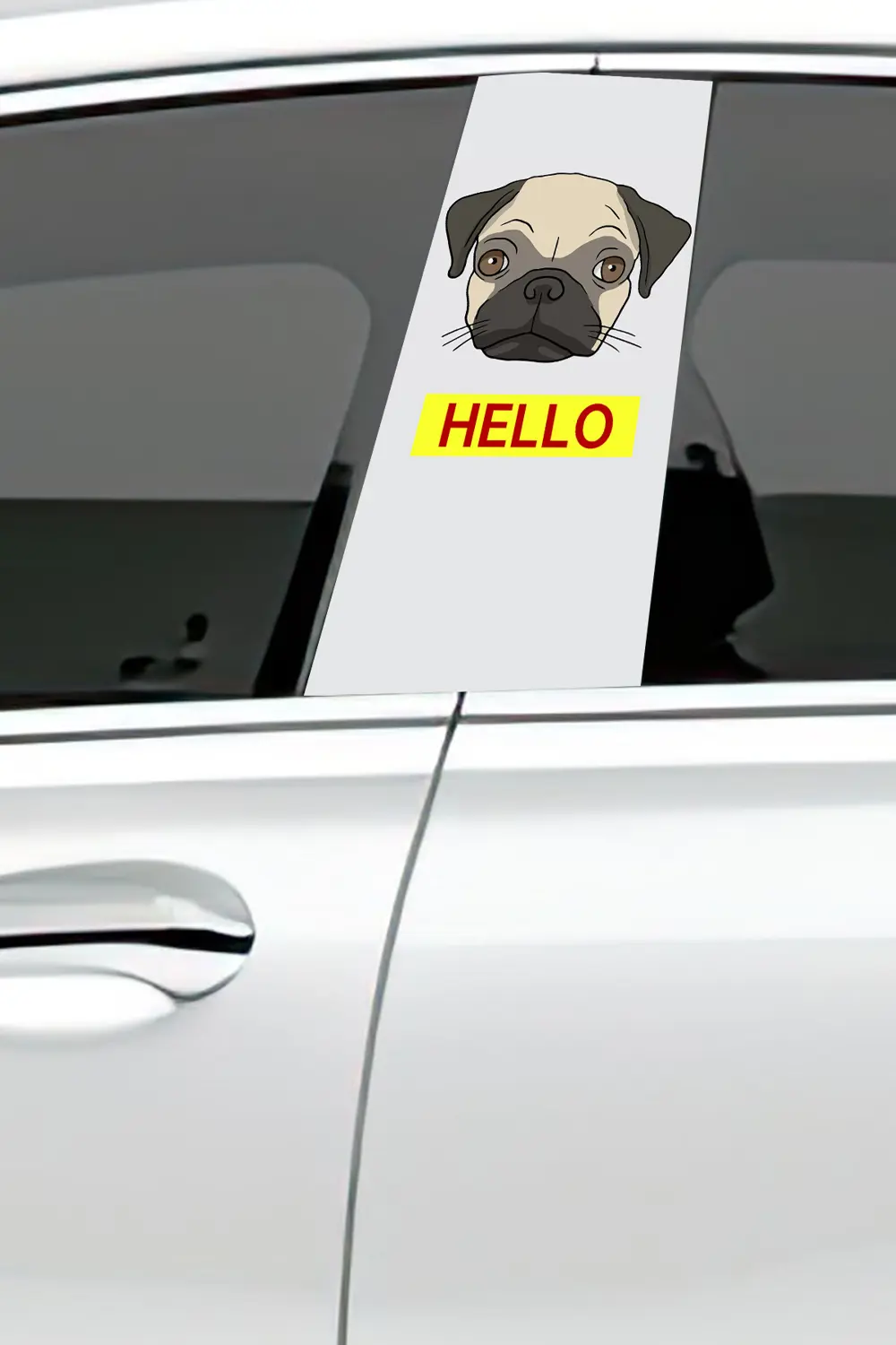 Araç Kapı Direk Kaplama Folyosu Desenli (Sağ Sol Takım) (2 Adet) 