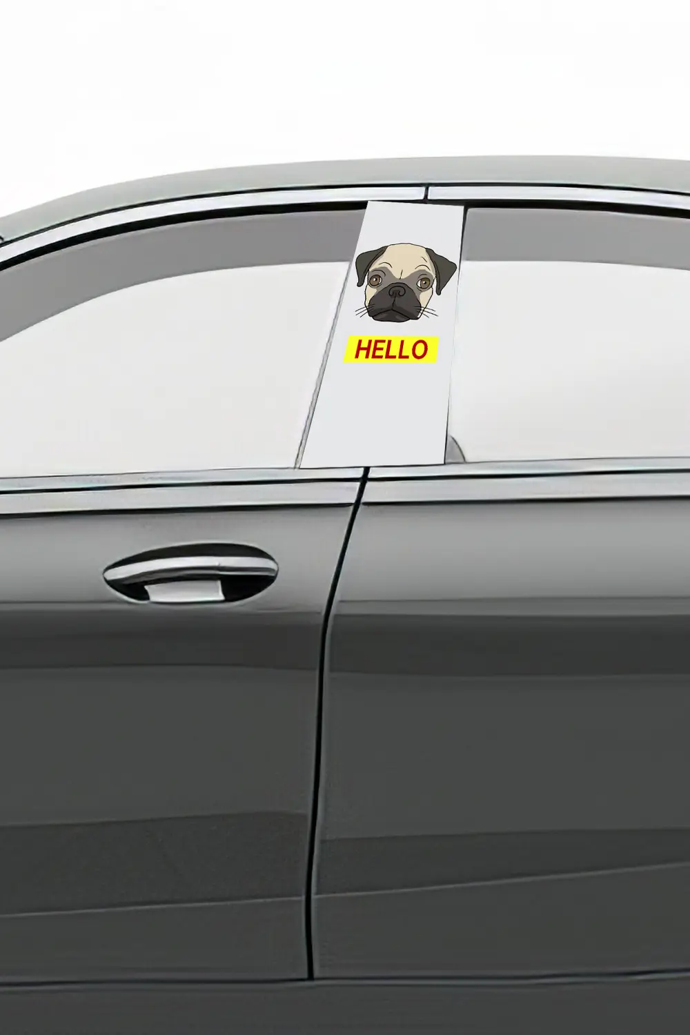 Araç Kapı Direk Kaplama Folyosu Desenli (Sağ Sol Takım) (2 Adet) 