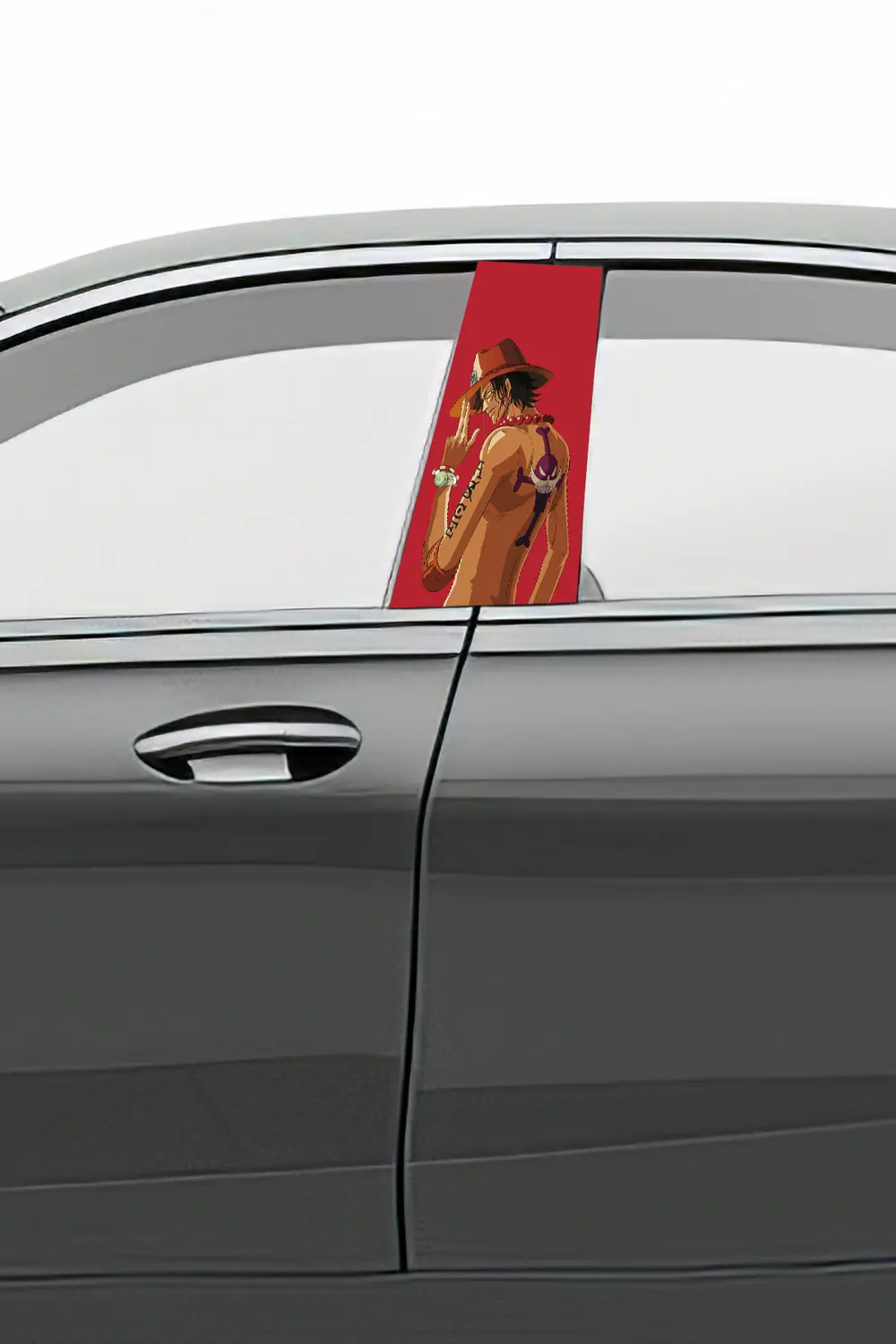 Araç Kapı Direk Kaplama Folyosu Desenli (Sağ Sol Takım) (2 Adet) 