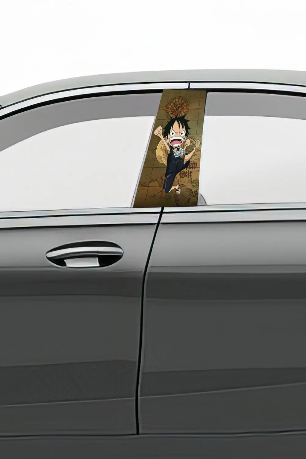 Araç Kapı Direk Kaplama Folyosu Desenli (Sağ Sol Takım) (2 Adet) 