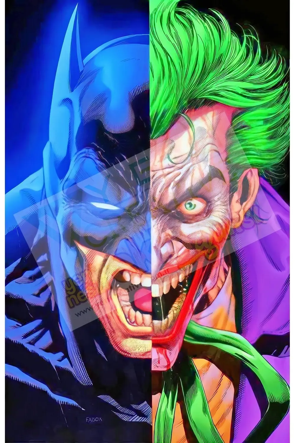 Araç Kapı Direk Kaplama Folyosu Joker Desenli (SAĞ SOL TAKIM) (2 