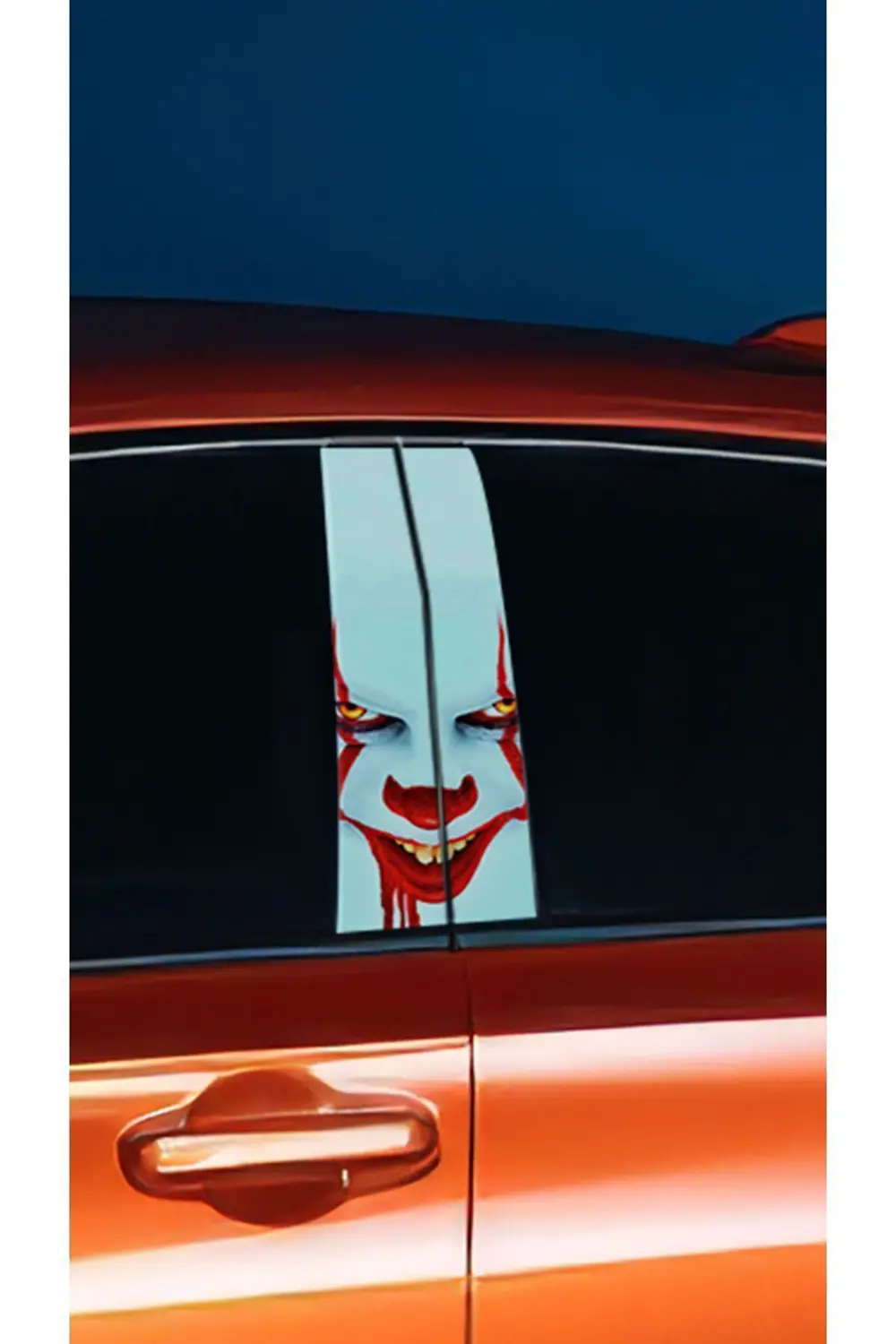 Araç Kapı Direk Kaplama Folyosu Joker Desenli (SAĞ SOL TAKIM) (2 