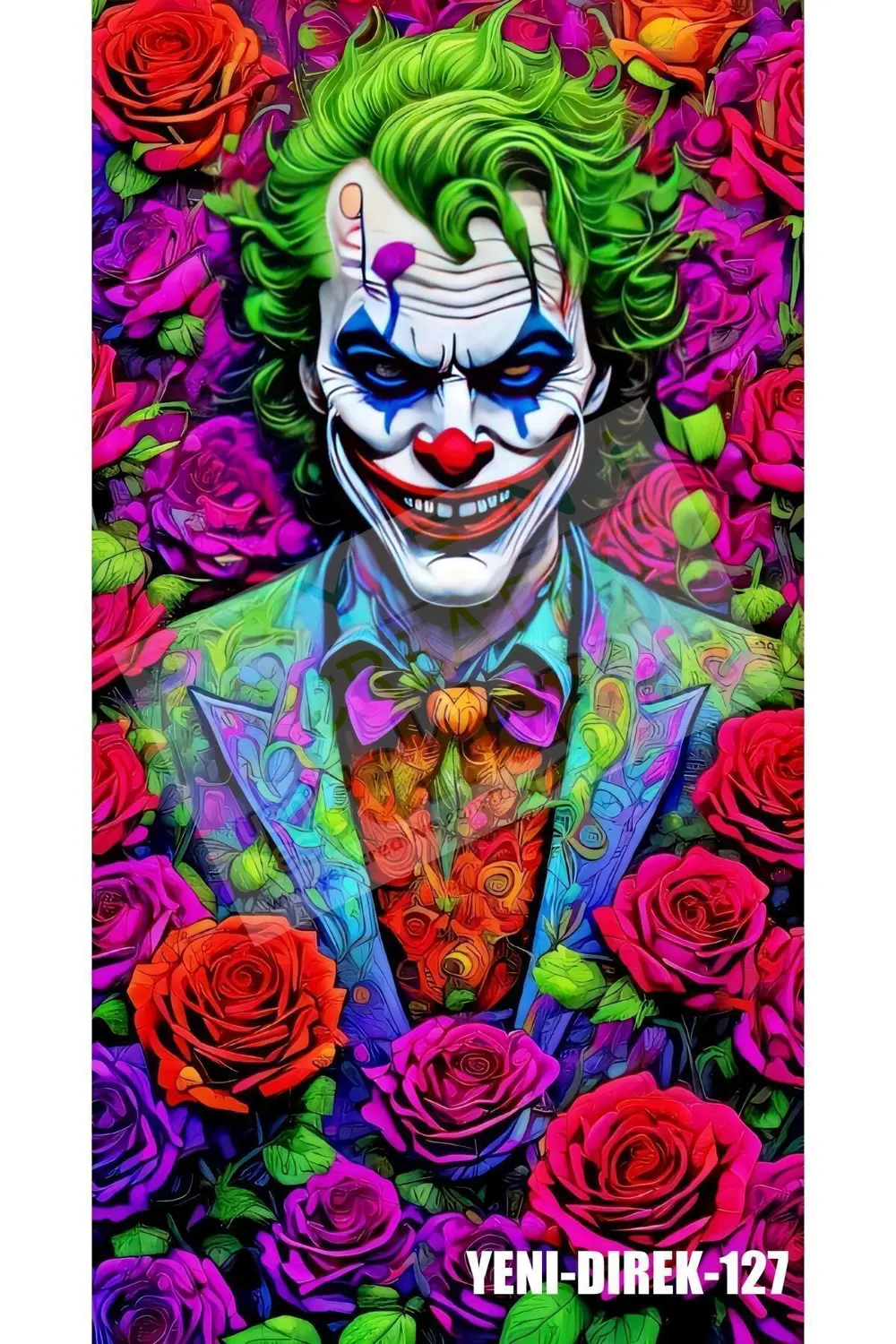 Araç Kapı Direk Kaplama Folyosu Joker Desenli (SAĞ SOL TAKIM) (2 