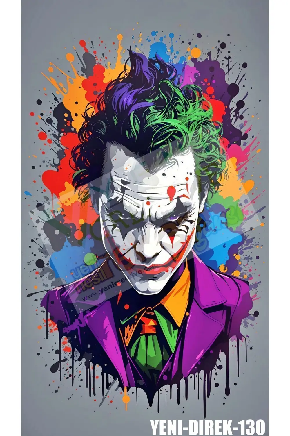 Araç Kapı Direk Kaplama Folyosu Joker Desenli (SAĞ SOL TAKIM) (2 