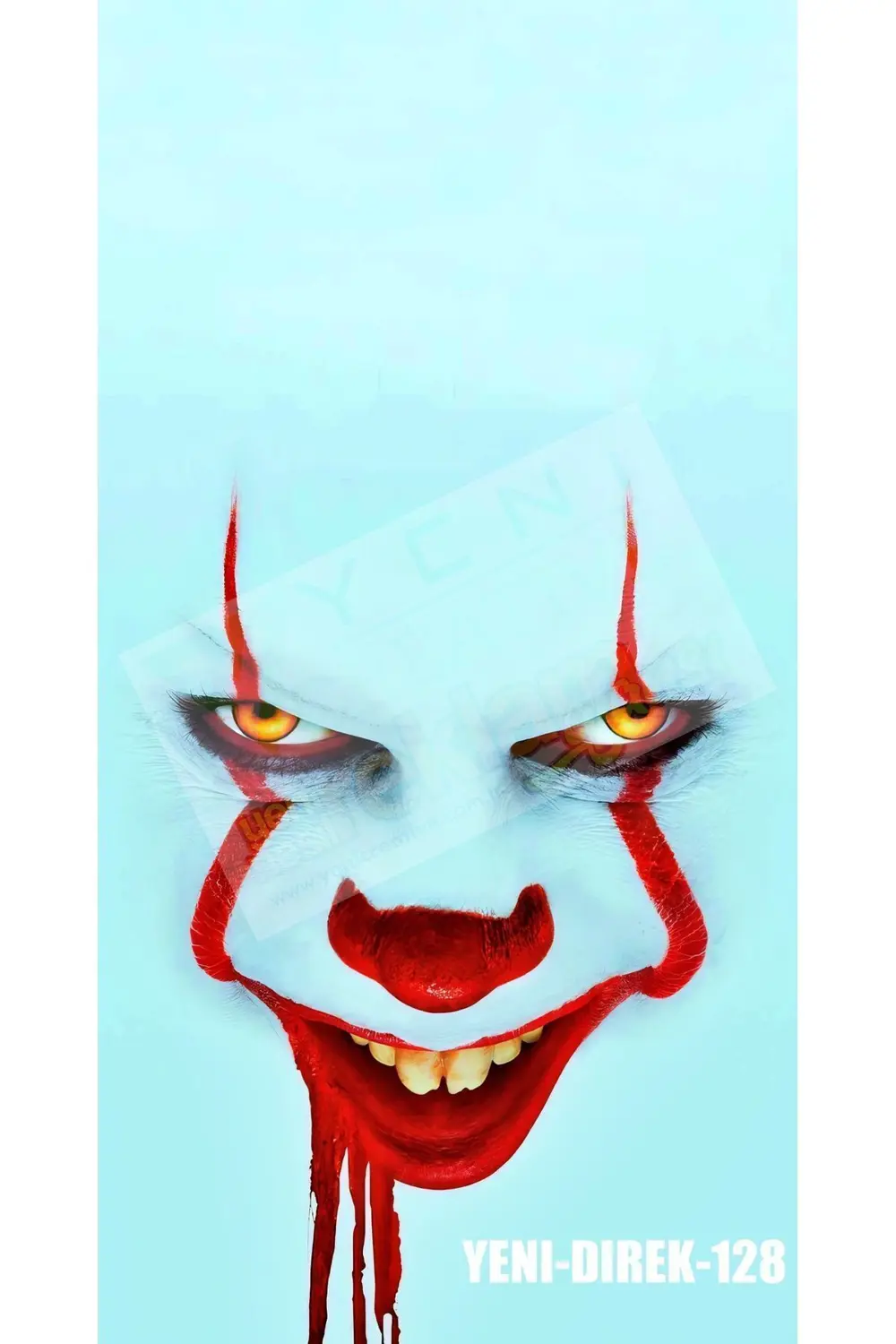 Araç Kapı Direk Kaplama Folyosu Joker Desenli (SAĞ SOL TAKIM) (2 