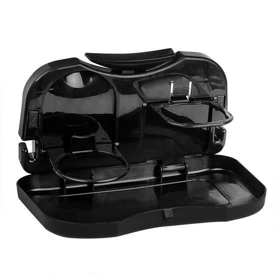 Araç Katlanır Tepsi Koltuk Arkası Katlanır Seyahat İçin Siyah Ren