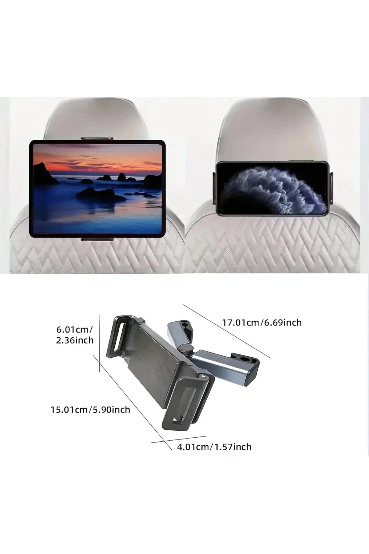 Araç Koltuk Arkası Tablet Tutucu, Telefon Tutucu, Tablet/Telefon Araç Koltuk Arkası Tablet Tutucu, Telefon Tutucu, Tablet/Telefon