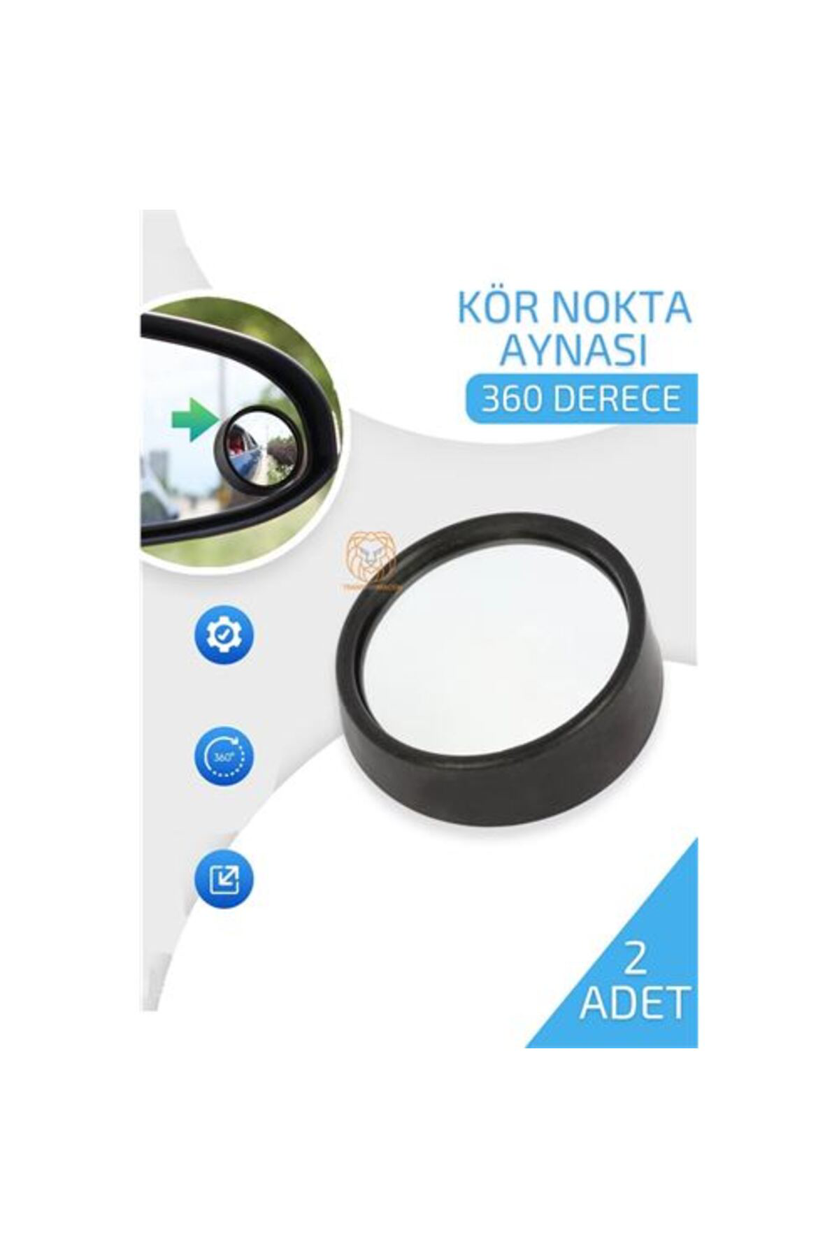 Araç Kör Nokta Aynası Dönerli 360 D 2 ADET 720814 Araç Kör Nokta Aynası Dönerli 360 D 2 ADET 720814