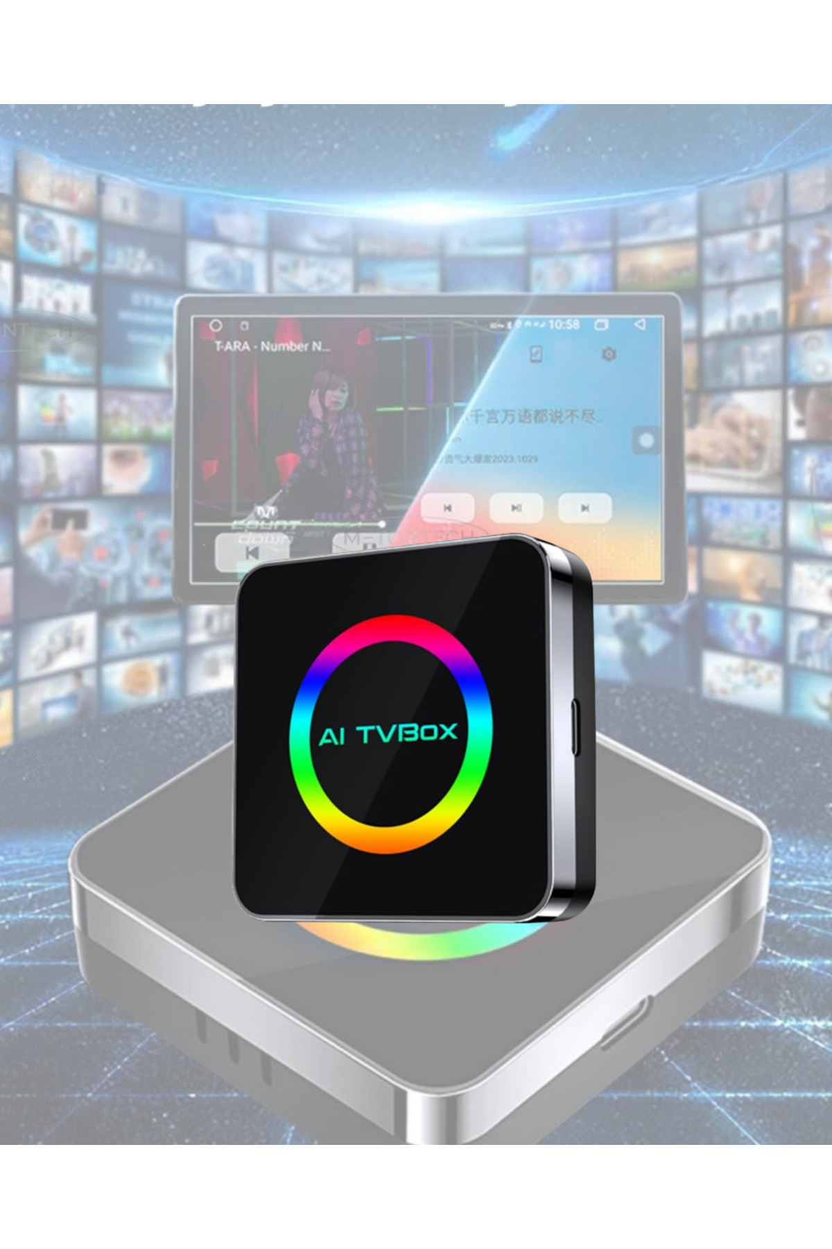 Araç Multimedya Kablosuz CarPlay Android Auto Destekli Akıllı Ada