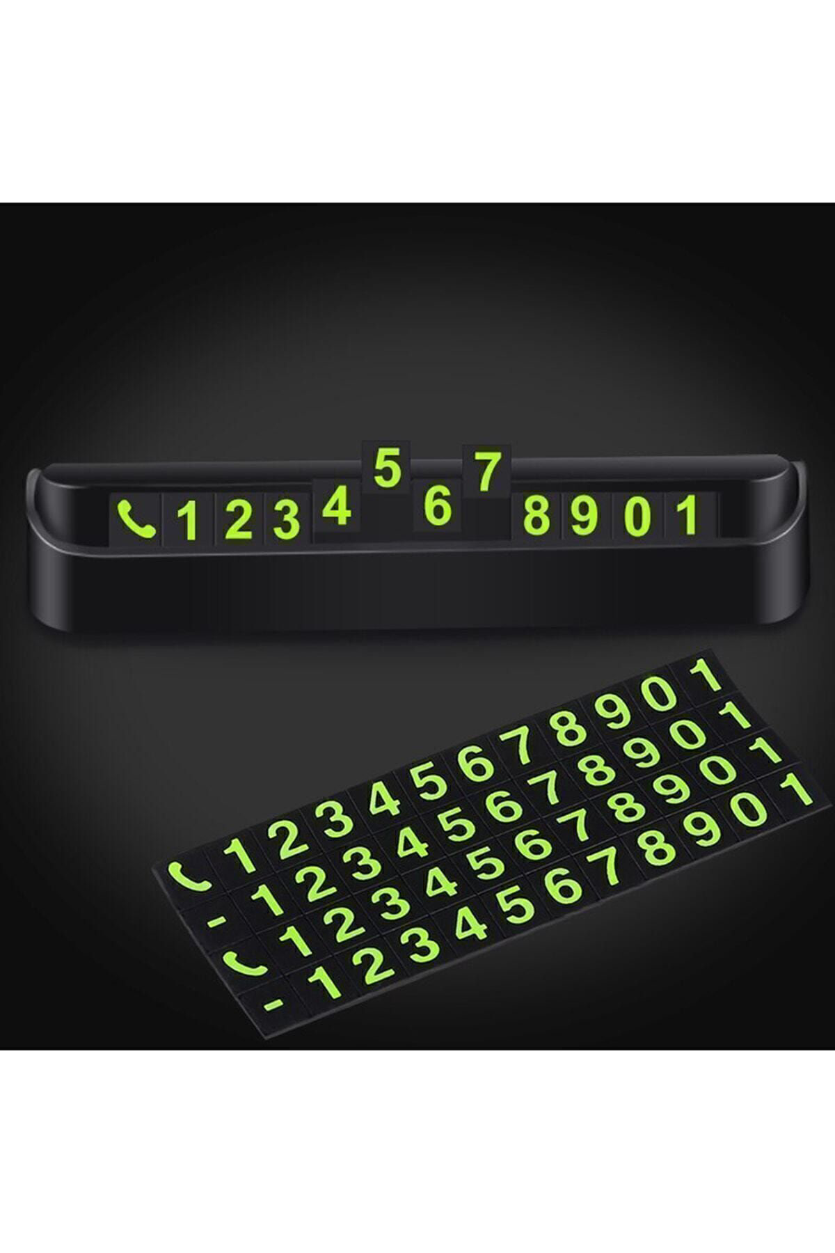 Araç Numaratör Torpido Üzeri Park Telefon Numaratörü