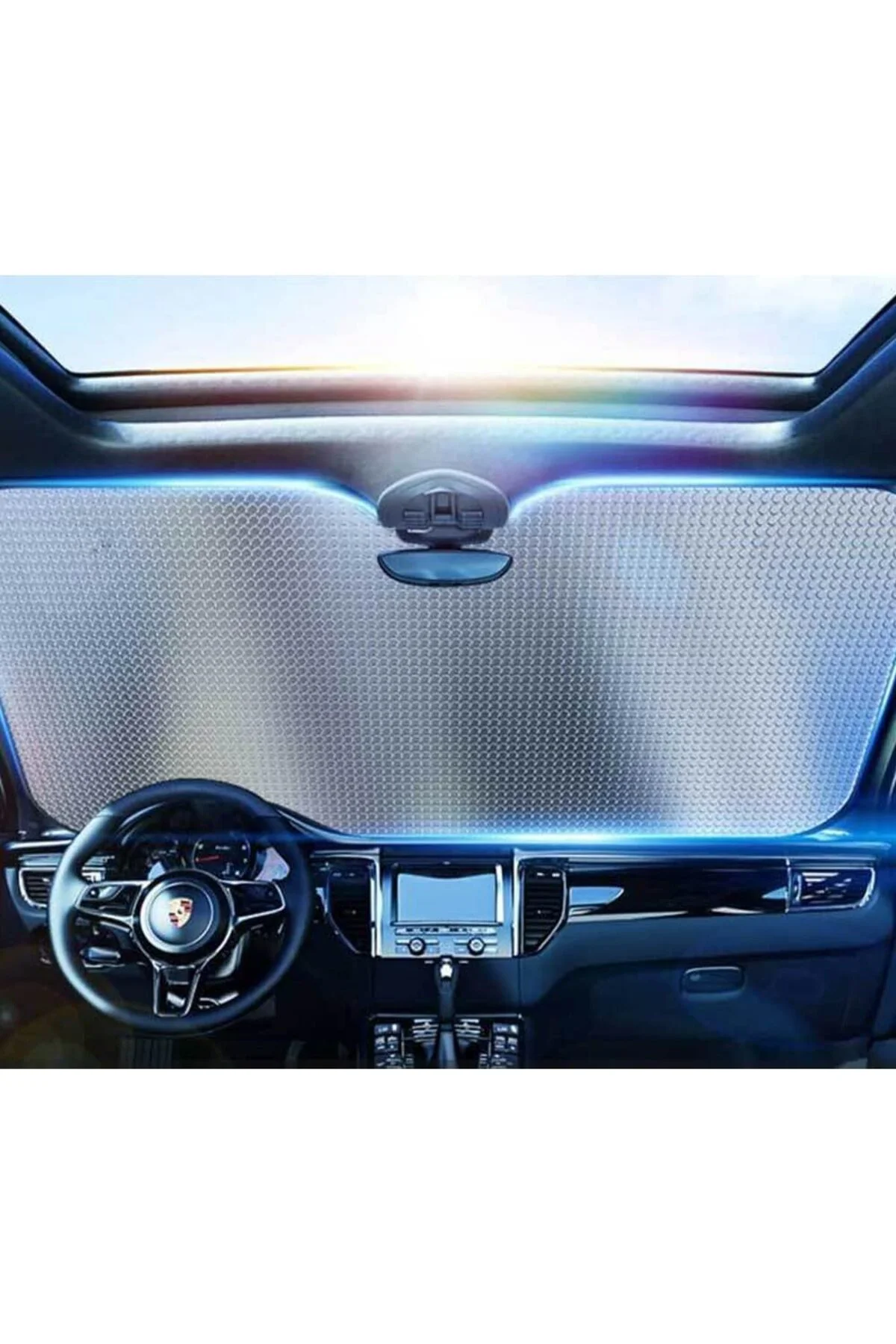 Araç Ön Cam Güneşlik UV ve Isı Koruma Katlanabilir Toyota Corolla Skoda Superb Dacia Duster Ford Foc