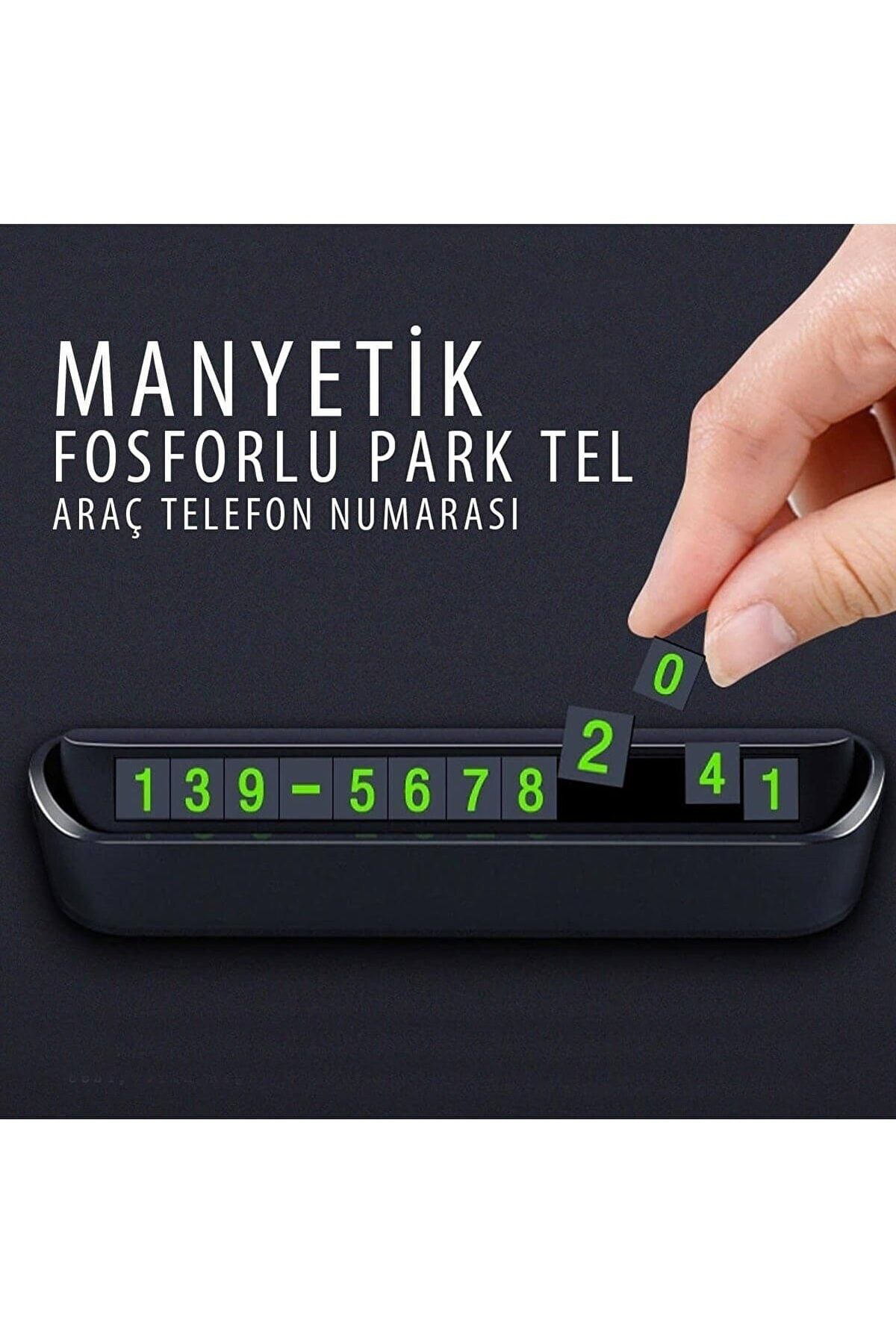 Araç Park Numaratör Numaratik Parktel Numaralık Park Tel Fosforlu Aç Kapa