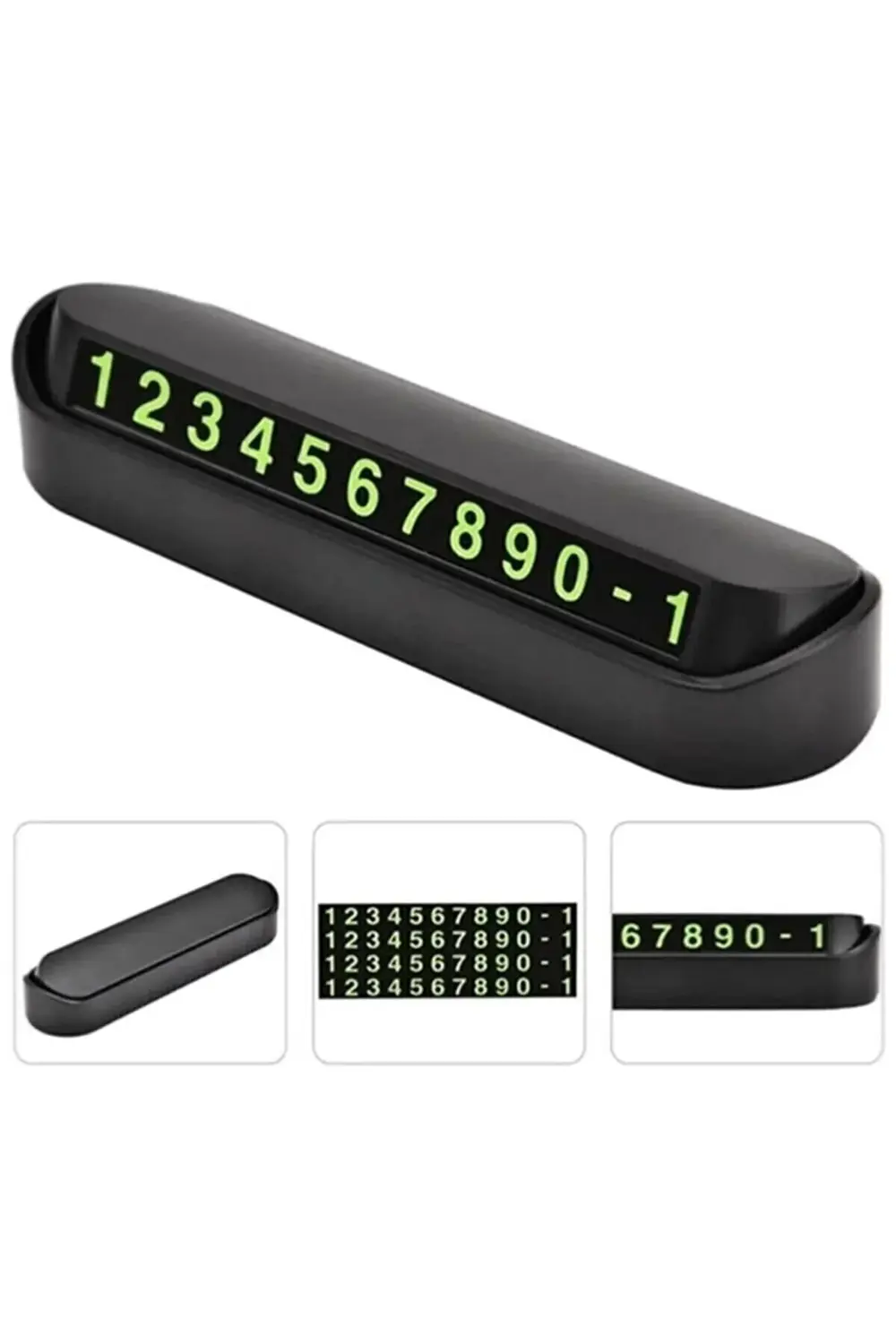 Araç Parktel Numaratör Oto Telefon Park Numaratörü Ön Cam Torpido