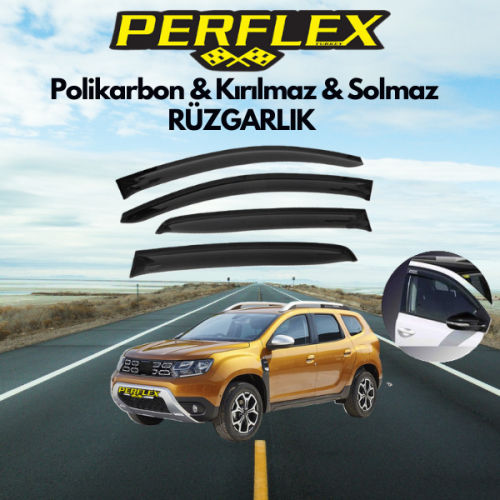 Araç pencere rüzgar koruyucu Cam Rüzgarlığı V2 Düz Dacia Duster (