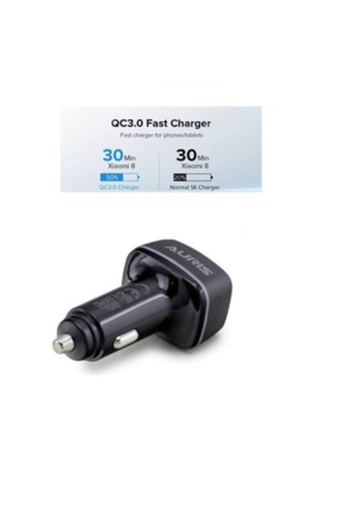 Araç Şarj Cihazı Oto Çakmaklık Şarj Aleti 3 Port Usb Hızlı Şarj 5