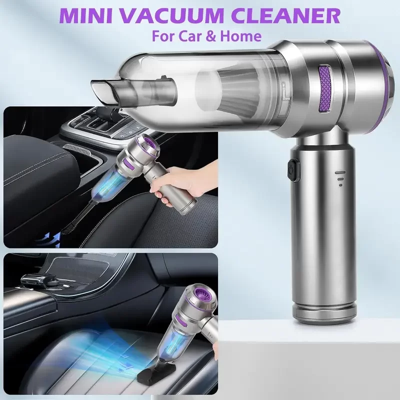Araç Süpürgesi Kablosuz El Süpürgesi – 16000 Pa Fırçasız Motor (4
