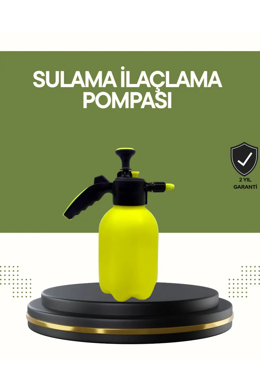 Araç Temizleme Püskürtücü 2L Basınçlı Bakır Nozullu Cila Sprey