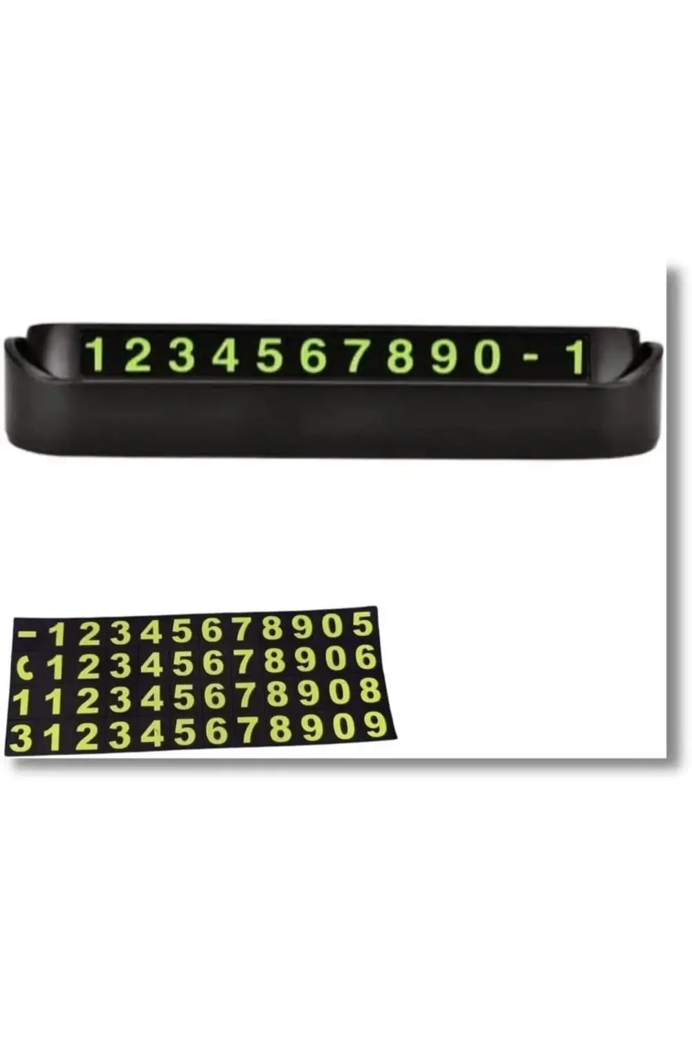 Araç Torpido Üstü Aç Kapa Numaratör, Fosforlu Numaratör, Park Num