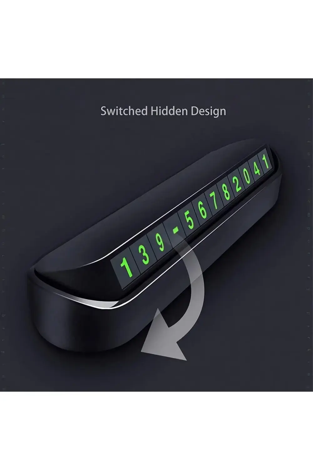 Araç Torpido Üstü Aç Kapa Numaratör, Fosforlu Numaratör, Park Num